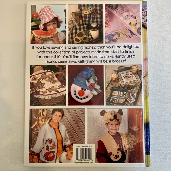 Sew Creative Gifts For Under $10 Book House of White Birches Hardback Sewing VTG - Picture 2 of 8